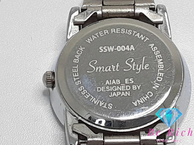 スマート スタイル Smart Style レディース腕時計 SSW-004A 白 ホワイト シルバー SS アナログ クォーツ QZ ウォッチ CK 【中古】【送料無料】 ht5067