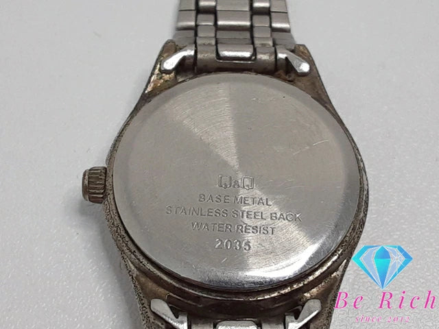 シチズン CITIZEN Q&Q ファルコン falcon レディース 腕時計 白 ホワイト SS ブレス アナログ クォーツ QZ ウォッチ  【中古】【送料無料】 ht5068