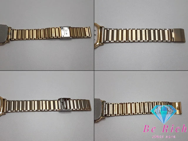 セイコー SEIKO レディース 腕時計 5P31-5270 白 ホワイト ゴールド SS アナログ クォーツ QZ ウォッチ 【中古】【送料無料】 ht5081