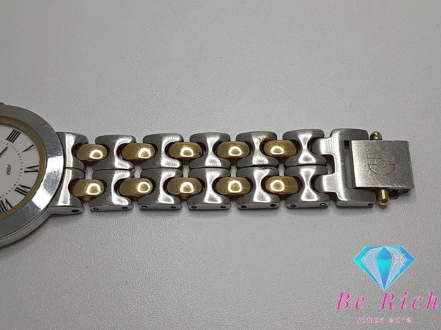 シャルル ジョルダン CHARLES JOURDAN メンズ 腕時計 デイト 80-13 白 ホワイト SS アナログ クォーツ QZ ウォッチ 【中古】【送料無料】 ht5085