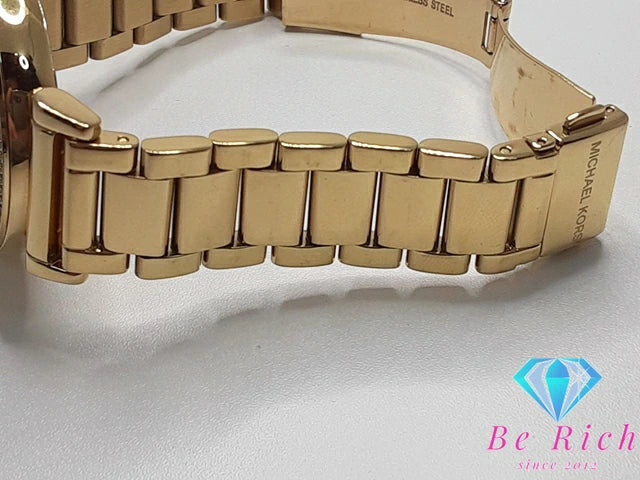 マイケルコース MICHAEL KORS レディース 腕時計 MK 3332 シェル クリスタル ゴールド SS アナログ クォーツ QZ ドレス ウォッチ 【中古】【送料無料】 ht5090