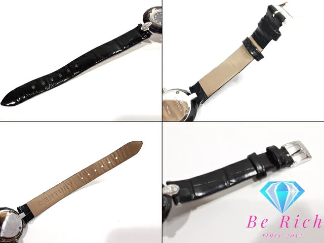 美品 センチュリー CENTURY モーグル 636.7A.F.N5P.58.CYK アレキサンドライト ダイヤモンド K18 WG レディース 腕時計 アナログ クォーツ QZ ウォッチ MOGUL TIME GEM 【中古】【送料無料】 ht5105