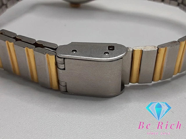 ビューレン BUREN レディース 腕時計 OW-BU-217340 白 ホワイト シルバー ゴールド SS ブレス アナログ クォーツ QZ ウォッチ 【中古】【送料無料】 ht5111