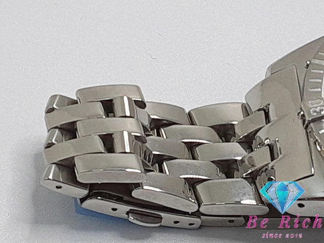 Brittz クロノグラフ メンズ 腕時計 デイト BL-W1-002 白 ホワイト シルバー SS ブレス アナログ クォーツ QZ ウォッチ   【中古】【送料無料】 ht5114