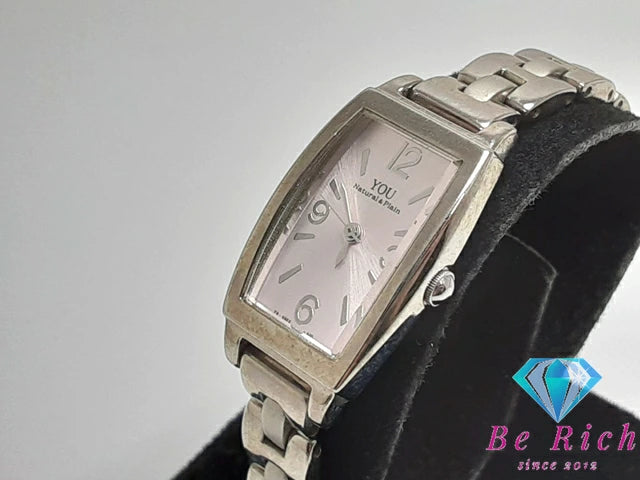 オリエント ORIENT YOU レディース 腕時計 UBEX-R0 ピンク シルバー SS GP アナログ クォーツ QZ ウォッチ 【中古】【送料無料】 ht5118