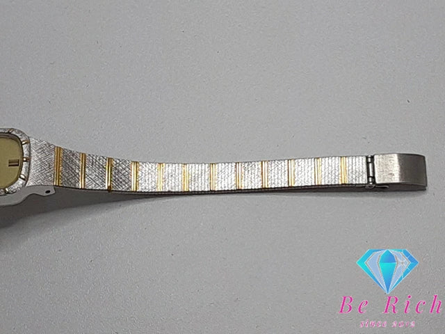 メナード イルネージュ MENARD ILLNEIGE レディース 腕時計 ゴールド シルバー SS アナログ クォーツ QZ ウォッチ 【中古】【送料無料】 ht5127