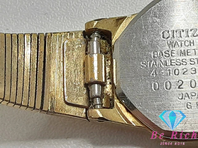 シチズン CITIZEN レディース 腕時計 4-102398 ゴールド SS GP アナログ クォーツ QZ ウォッチ 【中古】【送料無料】 ht5129
