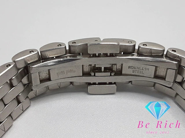 フォリフォリ Folli Follie レディース 腕時計 デイト WF5T080BDS 白 ホワイト シルバー SS ブレス アナログ クォーツ QZ ウォッチ 【中古】【送料無料】 ht5234
