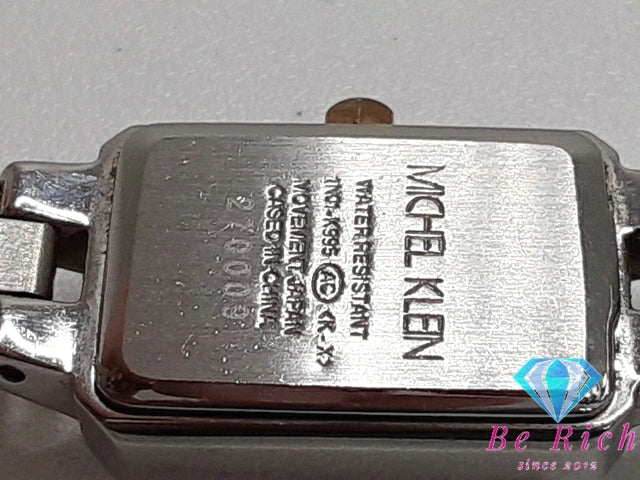 ミッシェル クラン MICHEL KLEIN レディース 腕時計 1N01-K995 白 ホワイト シルバー ゴールド SS ブレス アナログ クォーツ QZ ウォッチ 【中古】【送料無料】 ht5244