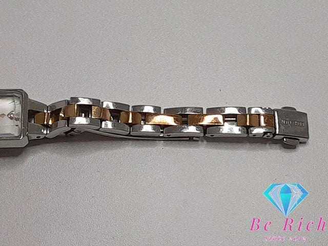 ミッシェル クラン MICHEL KLEIN レディース 腕時計 1N01-K995 白 ホワイト シルバー ゴールド SS ブレス アナログ クォーツ QZ ウォッチ 【中古】【送料無料】 ht5244