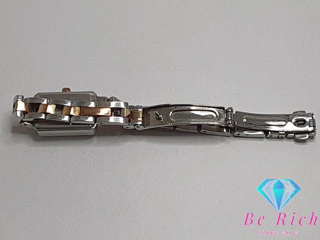 ミッシェル クラン MICHEL KLEIN レディース 腕時計 1N01-K995 白 ホワイト シルバー ゴールド SS ブレス アナログ クォーツ QZ ウォッチ 【中古】【送料無料】 ht5244