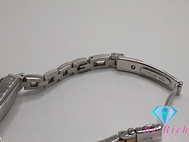 ミッシェル クラン MICHEL KLEIN レディース 腕時計 1N01-K995 白 ホワイト シルバー ゴールド SS ブレス アナログ クォーツ QZ ウォッチ 【中古】【送料無料】 ht5244