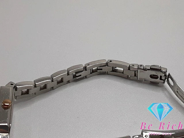 ミッシェル クラン MICHEL KLEIN レディース 腕時計 1N01-K995 白 ホワイト シルバー ゴールド SS ブレス アナログ クォーツ QZ ウォッチ 【中古】【送料無料】 ht5244