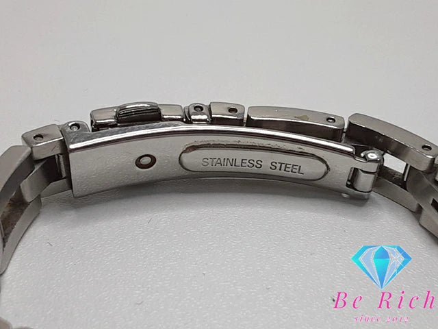 ミッシェル クラン MICHEL KLEIN レディース 腕時計 1N01-K995 白 ホワイト シルバー ゴールド SS ブレス アナログ クォーツ QZ ウォッチ 【中古】【送料無料】 ht5244