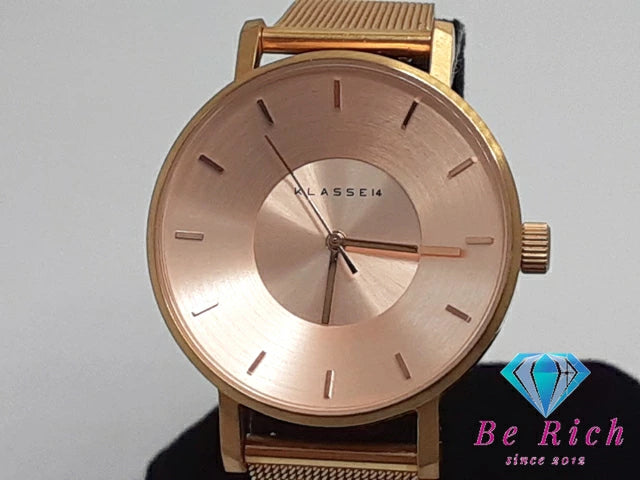 クラス フォーティーン Klasse 14 Mario Nobile Volare ヴォラーレ ユニセックス 腕時計 VO14RG003W ローズ ゴールド SS メッシュ ブレス ボーイズ アナログ クォーツ ウォッチ 【中古】【送料無料】 ht5269