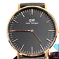 ダニエル ウェリントン Daniel Wellington クラシック シェフィールド ブラック レディース 腕時計 DW00100139 SS レザー アナログ クォーツ QZ ウォッチ DW CLASSIC SHEFFIELD BLACK 【中古】【送料無料】 ht5278
