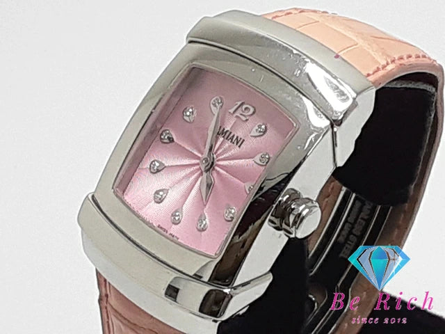 ダミアーニ DAMIANI レディース 腕時計 DU002 ACBF 11P ダイヤ ピンク シルバー SS アナログ クォーツ QZ ウォッチ 【中古】【送料無料】 ht5297