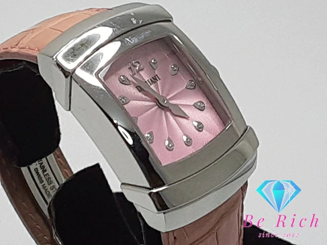 ダミアーニ DAMIANI レディース 腕時計 DU002 ACBF 11P ダイヤ ピンク シルバー SS アナログ クォーツ QZ ウォッチ 【中古】【送料無料】 ht5297