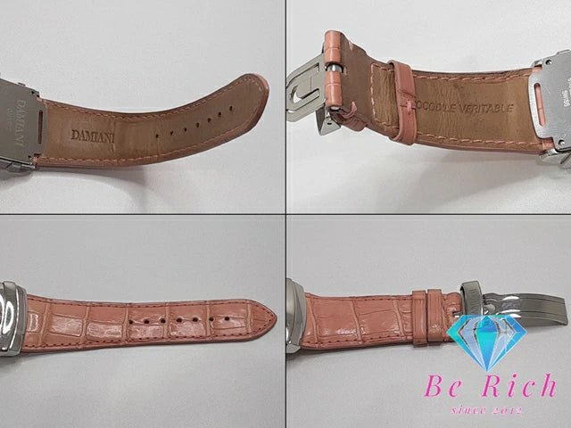 ダミアーニ DAMIANI レディース 腕時計 DU002 ACBF 11P ダイヤ ピンク シルバー SS アナログ クォーツ QZ ウォッチ 【中古】【送料無料】 ht5297