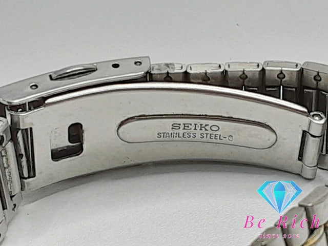 セイコー SEIKO スピリット メンズ 腕時計 7N01-7070 アイボリー シルバー SS ブレス アナログ クォーツ QZ ウォッチ SPIRIT 【中古】【送料無料】 ht5301