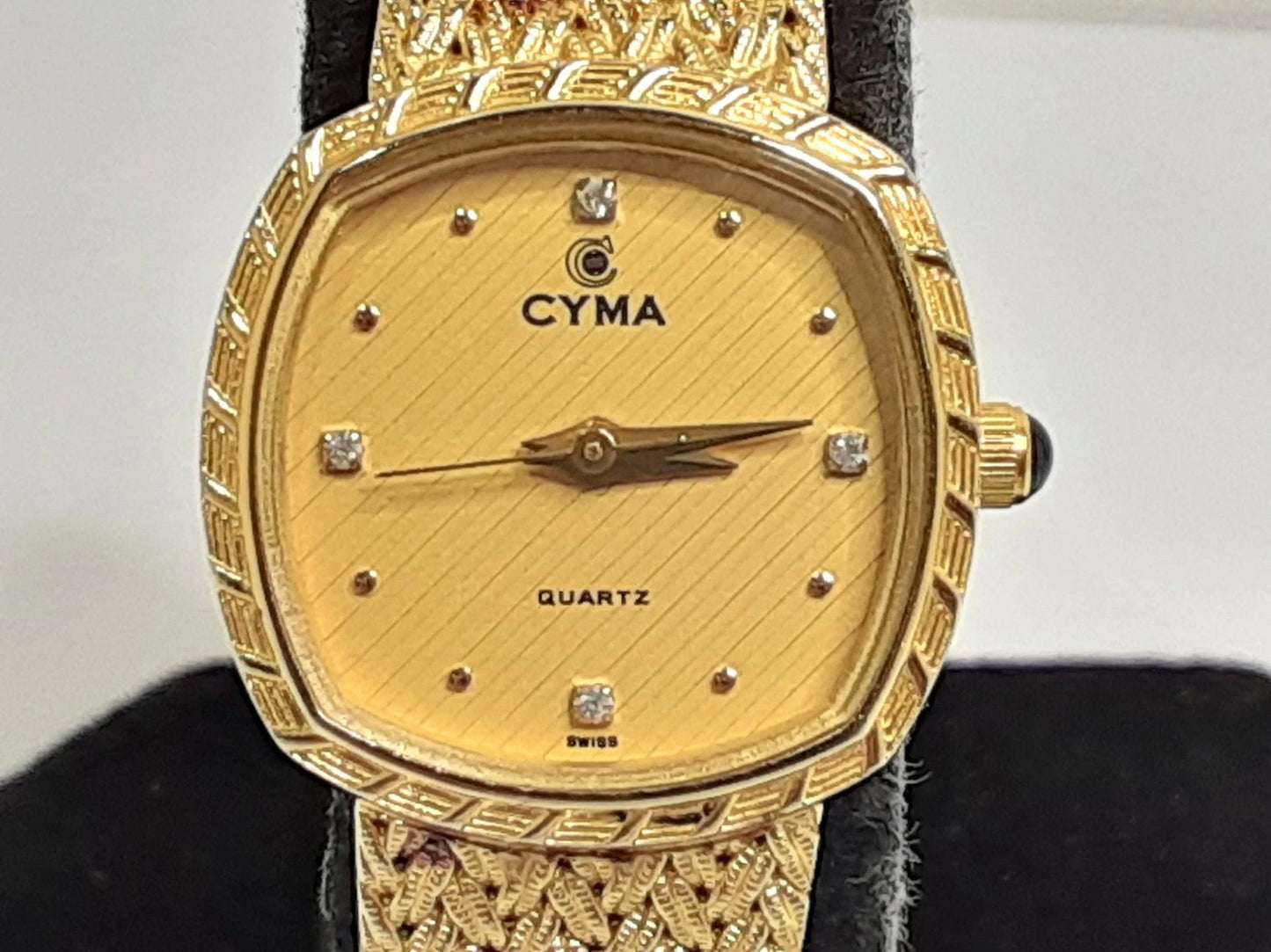 シーマ CYMA レディース 腕時計 616 ゴールド SS GP ブレス アナログ クォーツ QZ ウォッチ 【中古】【送料無料】 ht5320