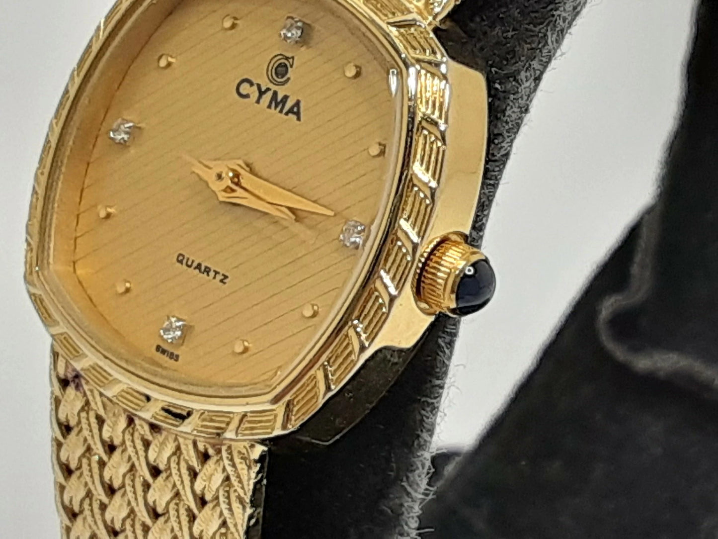 シーマ CYMA レディース 腕時計 616 ゴールド SS GP ブレス アナログ クォーツ QZ ウォッチ 【中古】【送料無料】 ht5320