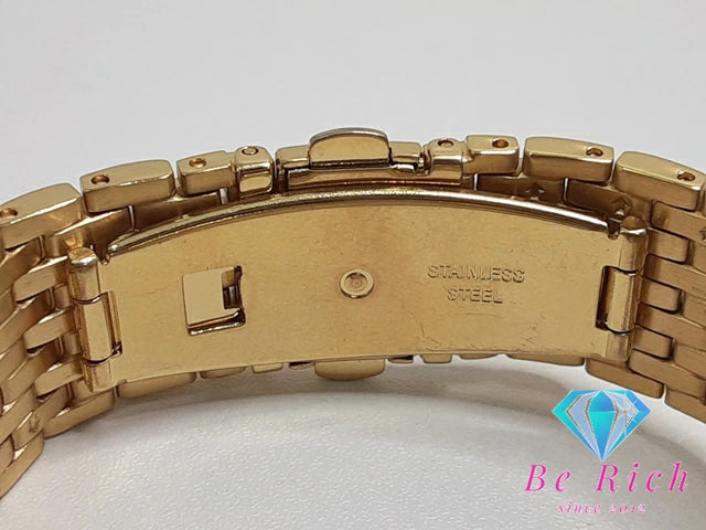 ロイヤル ロンドン ROYAL LONDON メンズ 腕時計 RL4559 トノー ゴールド ラインストーン SS GP ブレス アナログ クオーツ QZ ウォッチ  【中古】【送料無料】 ht5317