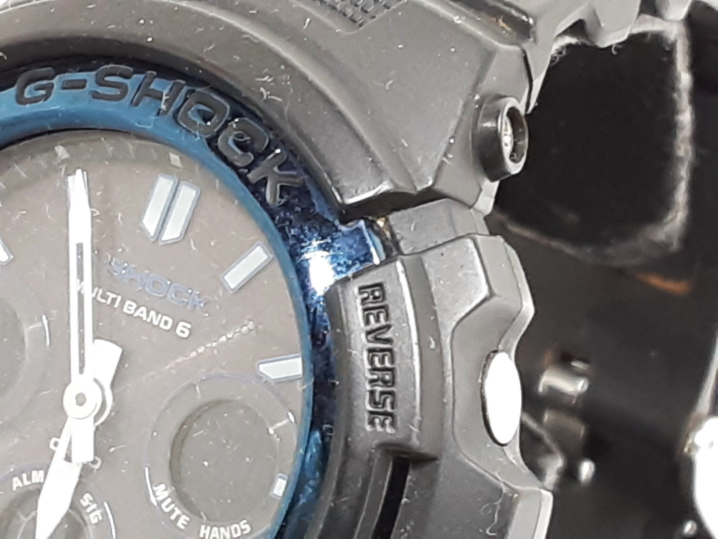 カシオ CASIO G-SHOCK メンズ 腕時計 AWG-M100A タフ ソーラー 黒 ブラック 樹脂 ブレス クォーツ QZ スタンダード ジーショック 【中古】【送料無料】ht5333