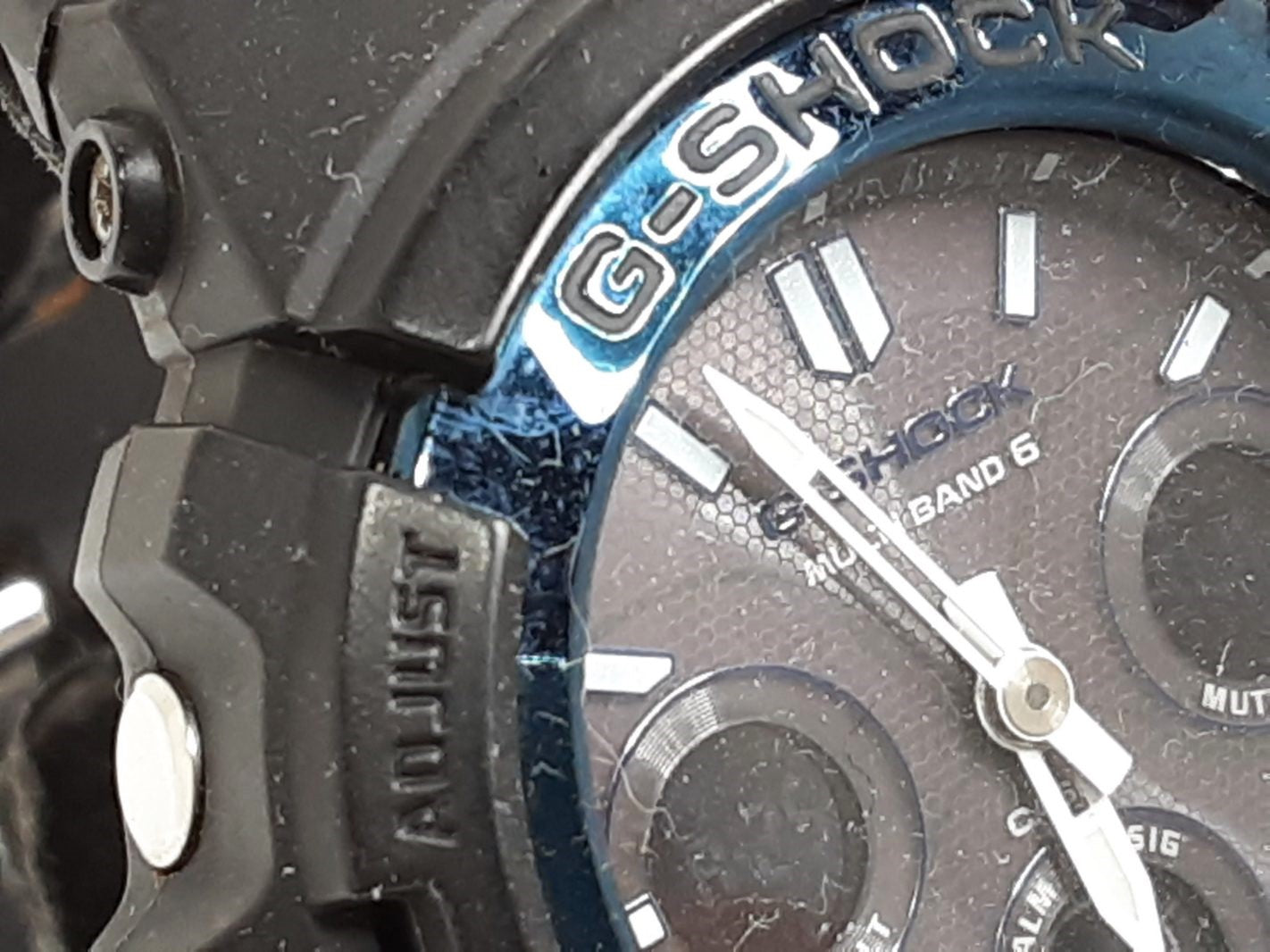カシオ CASIO G-SHOCK メンズ 腕時計 AWG-M100A タフ ソーラー 黒 ブラック 樹脂 ブレス クォーツ QZ スタンダード ジーショック 【中古】【送料無料】ht5333