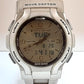 カシオ CASIO ウェーブセプター データ バンク 電波 メンズ腕時計 WVA-200 グレー シルバー SS ブレス アナデジ アナログ デジタル クォーツ QZ ウォッチ WAVE CEPTOR DETA BANK 【中古】【送料無料】 ht5354