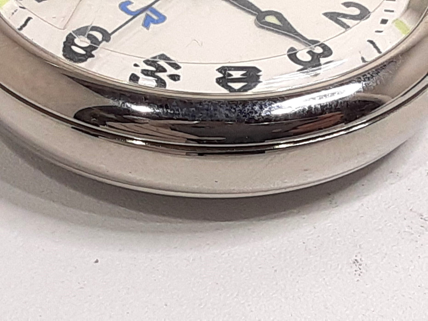 シチズン CITIZEN ポケットウォッチ 懐中時計 4769-T000185 白 ホワイト シルバー SS アナログ クォーツ QZ ウォッチ 鉄道時計  【中古】【送料無料】 ht5365