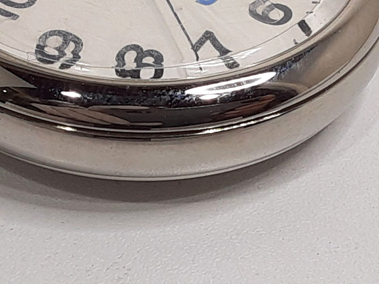 シチズン CITIZEN ポケットウォッチ 懐中時計 4769-T000185 白 ホワイト シルバー SS アナログ クォーツ QZ ウォッチ 鉄道時計  【中古】【送料無料】 ht5365