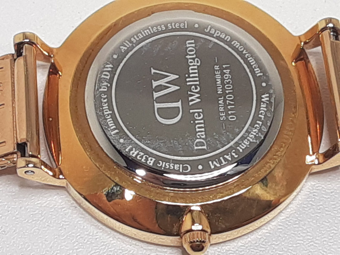 ダニエル ウェリントン Daniel Wellington クラシック B32R1 32MM レディース 腕時計 黒 ブラック ゴールド SS GP ブレス アナログ クォーツ QZ ウォッチ DW CLASSIC  【中古】【送料無料】 ht5366