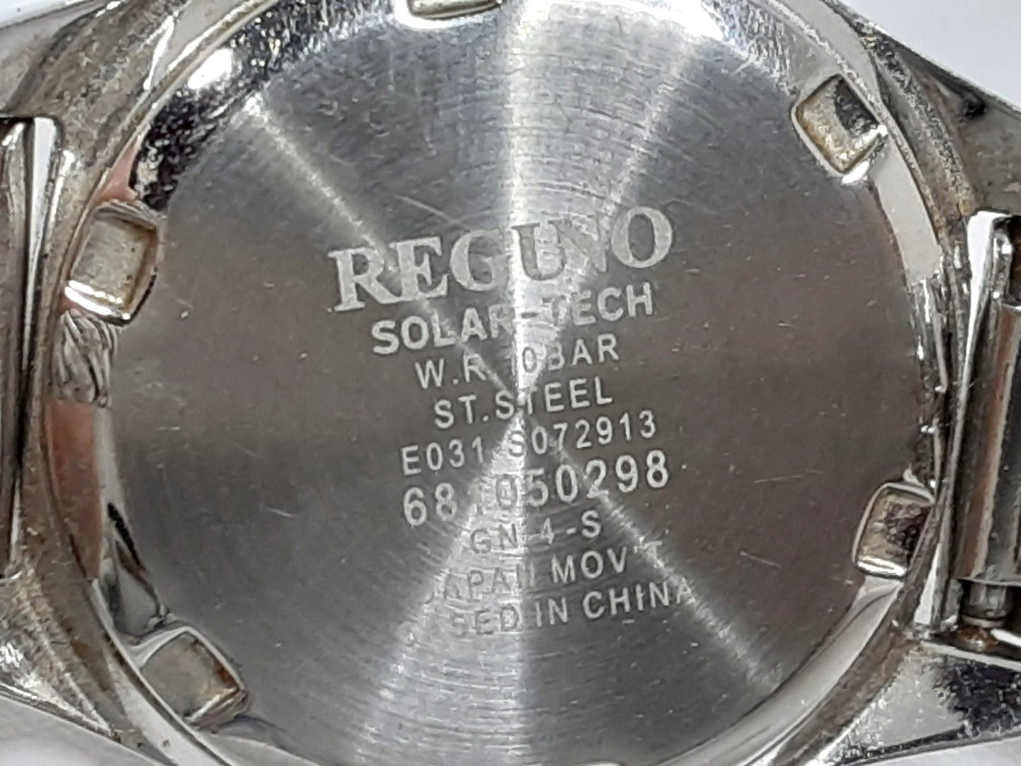 シチズン CITIZEN レグノ ソーラー テック スタンダード レディース 腕時計 RS26-0541C E031-S072913 白 ホワイト シルバー SS ブレス アナログ クォーツ QZ ウォッチ REGUNO 【中古】【送料無料】 ht5368
