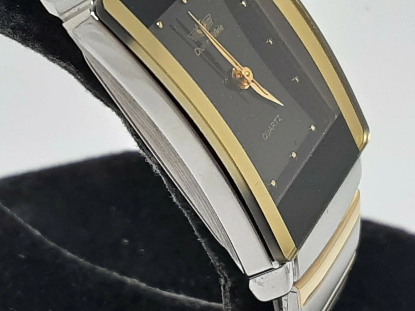 シャルル ホーゲル Charles Vogele レディース 腕時計 CV-7530 ブラック 黒 シルバー ゴールド SS ブレス アナログ クォーツ QZ ウォッチ  【中古】【送料無料】 ht5370