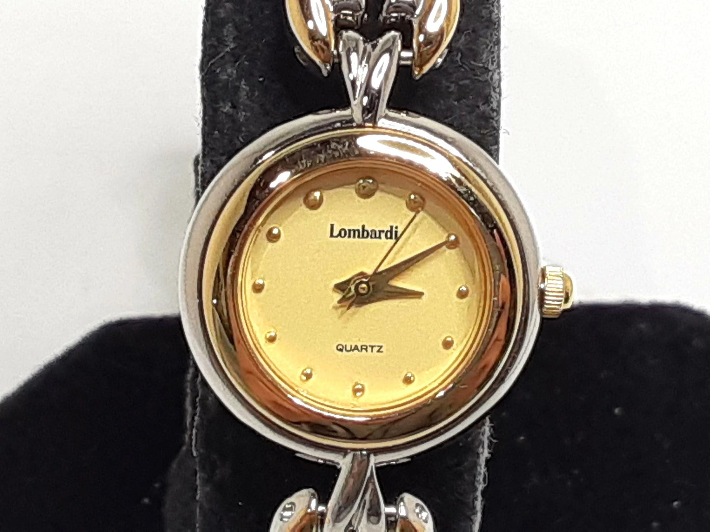 ロンバルディ Lombardi レディース 腕時計 219695A ゴールド シルバー SS GP ブレス アナログ クォーツ QZ ウォッチ  【中古】【送料無料】 ht5371