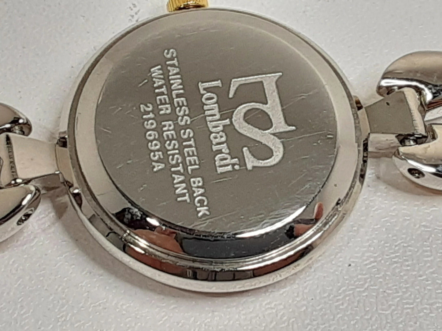 ロンバルディ Lombardi レディース 腕時計 219695A ゴールド シルバー SS GP ブレス アナログ クォーツ QZ ウォッチ  【中古】【送料無料】 ht5371