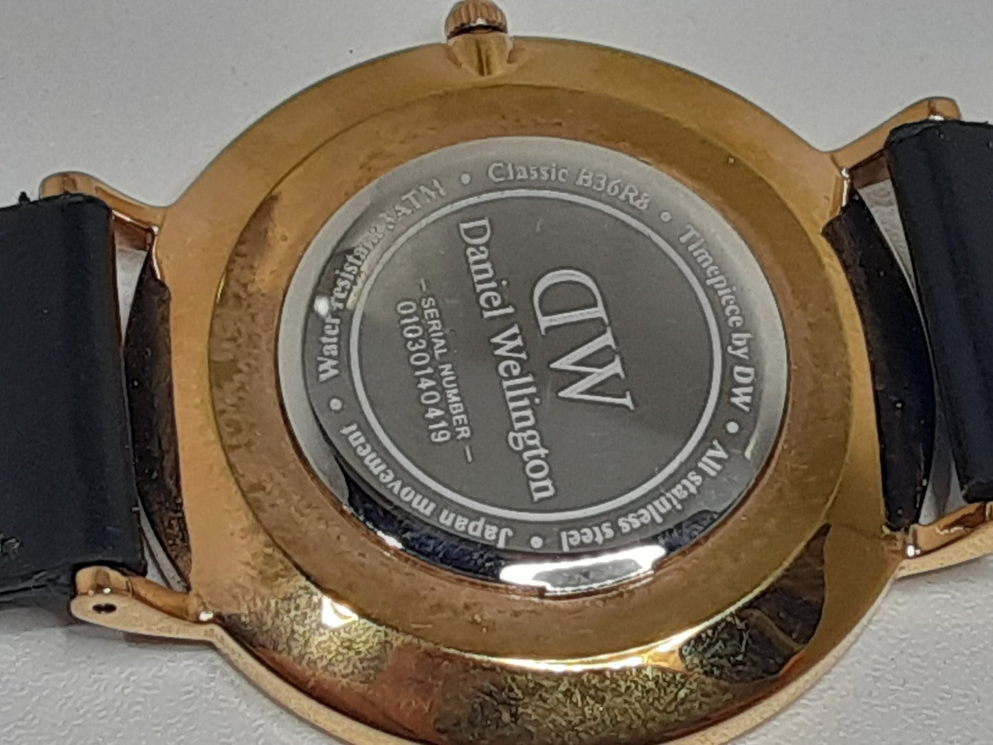 ダニエル ウェリントン Daniel Wellington クラシック 36MM 腕時計 黒 ブラック 茶 ブラウン SS レザー ブレス アナログ クォーツ QZ ウォッチ DW CLASSIC 【中古】【送料無料】 ht5372