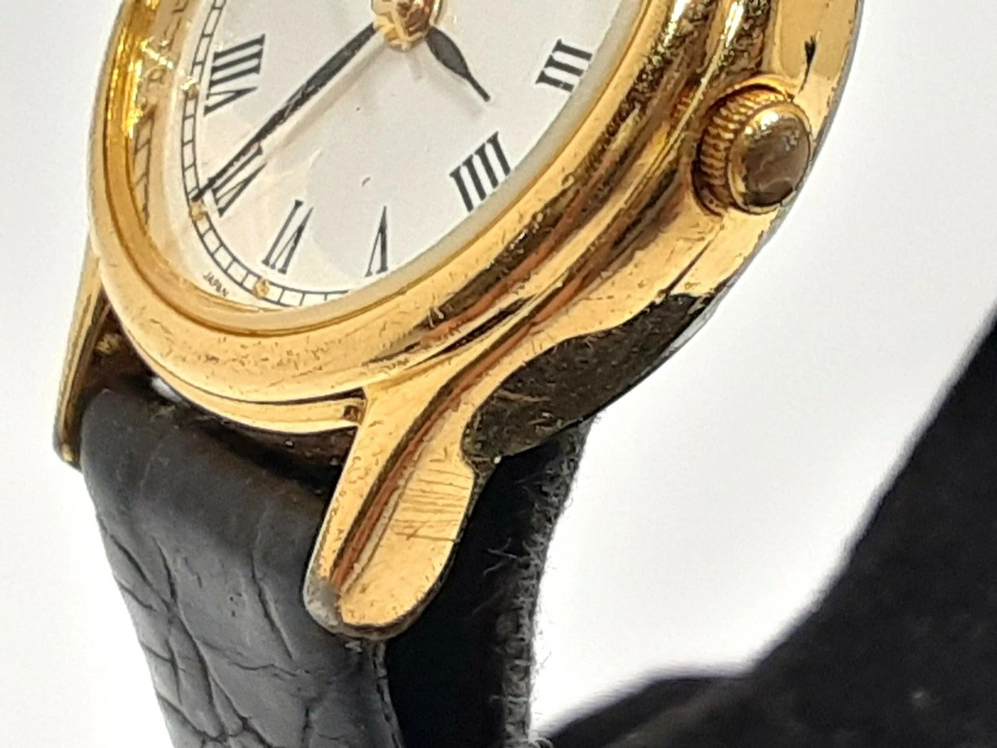 セイコー SEIKO アルバ ALBA レディース 腕時計 V501-X037 白 ホワイト ブラック 黒 SS レザー ブレス アナログ クオーツ QZ ウォッチ 【中古】【送料無料】 ht5379