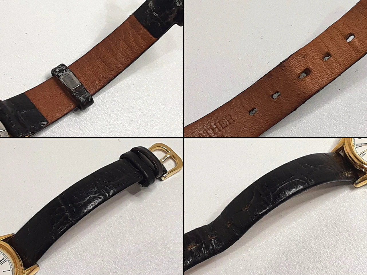 セイコー SEIKO アルバ ALBA レディース 腕時計 V501-X037 白 ホワイト ブラック 黒 SS レザー ブレス アナログ クオーツ QZ ウォッチ 【中古】【送料無料】 ht5379