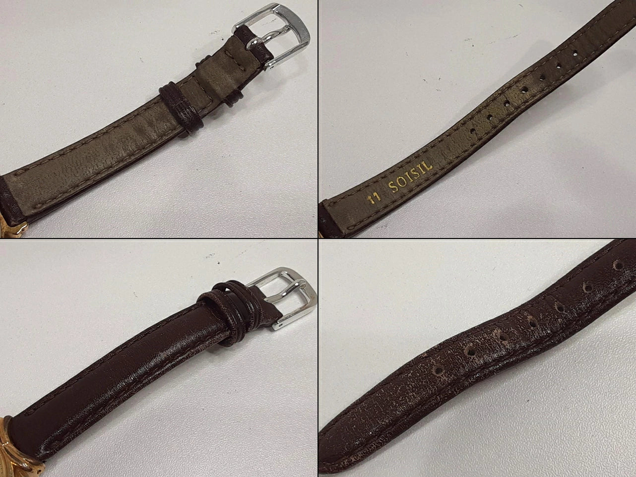 セイコー SEIKO レディース 腕時計 3421-5150 ゴールド ブラウン 茶 SS レザー アナログ クオーツ QZ ウォッチ 【中古】【送料無料】 ht5380