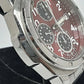 セイコー SEIKO クロノグラフ メンズ 腕時計 デイト 7T92-0LA0 ボルドー シルバー SS ブレス アナログ クォーツ QZ ウォッチ 【中古】【送料無料】 ht5384