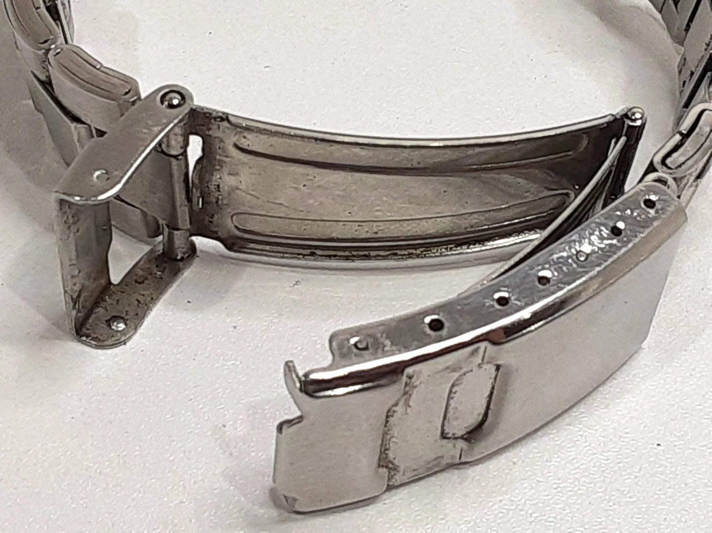 セイコー SEIKO クロノグラフ メンズ 腕時計 デイト 7T92-0LA0 ボルドー シルバー SS ブレス アナログ クォーツ QZ ウォッチ 【中古】【送料無料】 ht5384