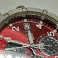 セイコー SEIKO クロノグラフ メンズ 腕時計 デイト 7T92-0LA0 ボルドー シルバー SS ブレス アナログ クォーツ QZ ウォッチ 【中古】【送料無料】 ht5384