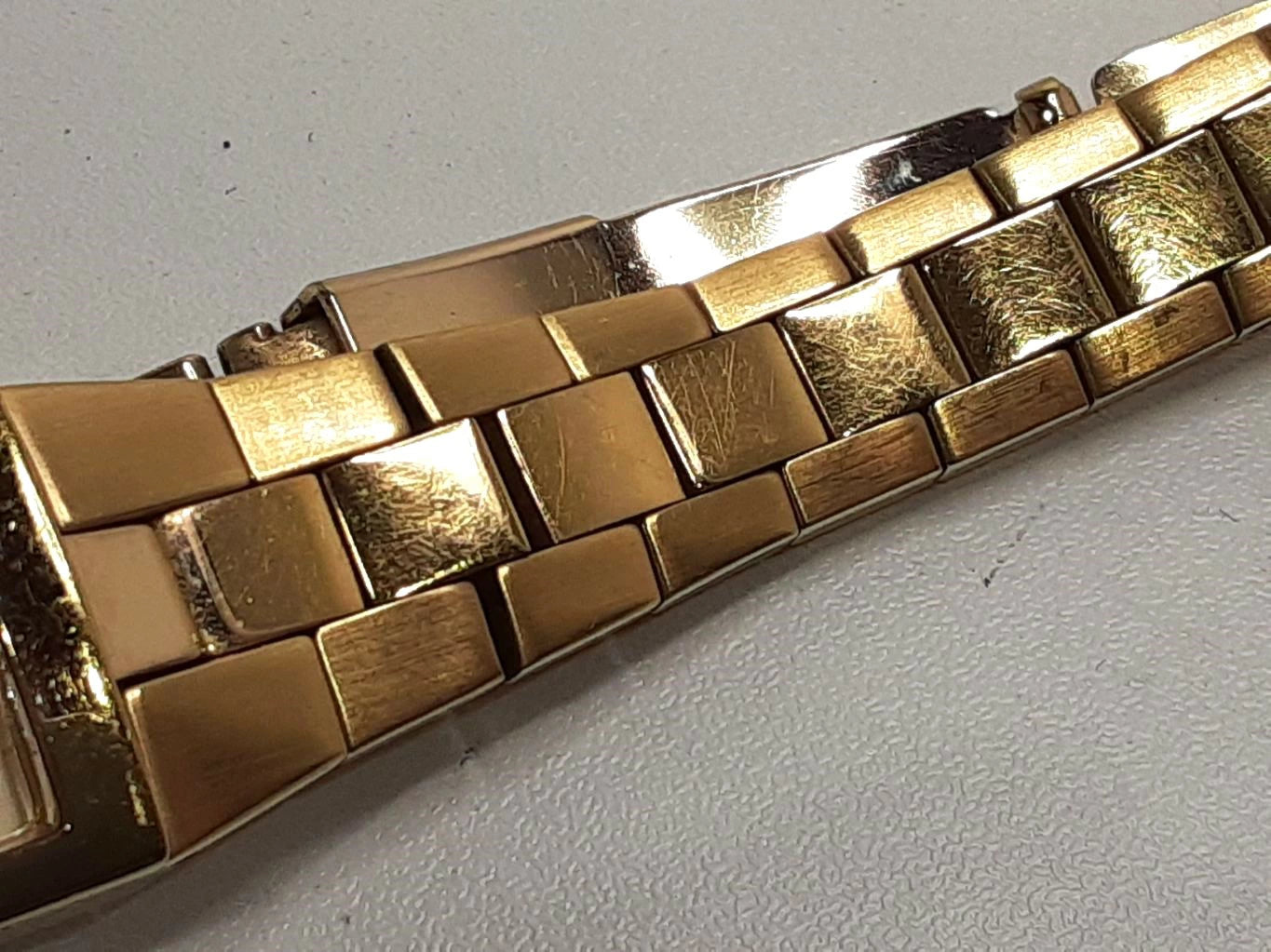 シチズン CITIZEN Xc レディース 腕時計 5430-H32124 スクエア シャンパン ゴールド SS GP ブレス アナログ クォーツ QZ ウォッチ クロスシー  【中古】【送料無料】 ht5387
