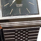 シチズン CITIZEN エクシード レディース 腕時計 4-751744 スクエア 黒 ブラック ブロンズ SS ブレス アナログ クォーツ QZ ウォッチ EXCEED 【中古】【送料無料】 ht5394