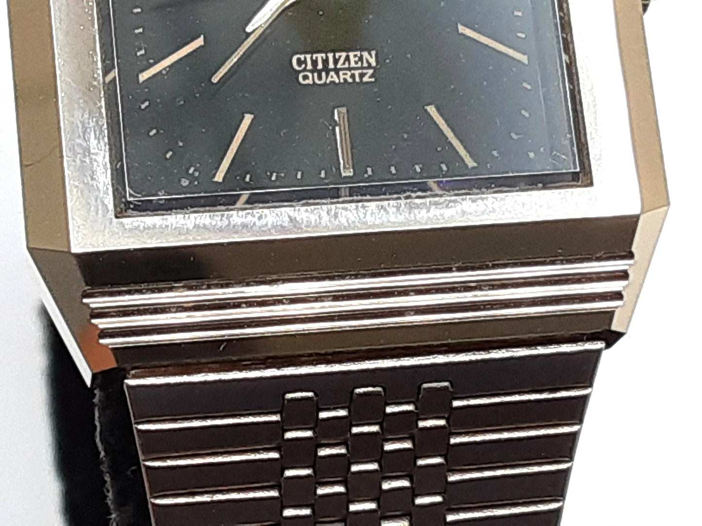 シチズン CITIZEN エクシード レディース 腕時計 4-751744 スクエア 黒 ブラック ブロンズ SS ブレス アナログ クォーツ QZ ウォッチ EXCEED 【中古】【送料無料】 ht5394