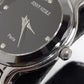ジョニー ニコル JENNY NICOLE レディース 腕時計 V2009L 黒 ブラック シルバー SS タングステン ブレス アナログ クオーツ QZ ウォッチ  【中古】【送料無料】 ht5423