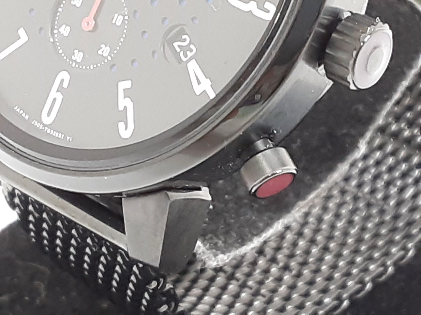 ポールスミス Paul Smith チャーチストリート クロノグラフ メンズ 腕時計 デイト J505-T021310 黒 ブラック SS メッシュ ブレス アナログ クォーツ QZ ウォッチ   【中古】【送料無料】 ht5425