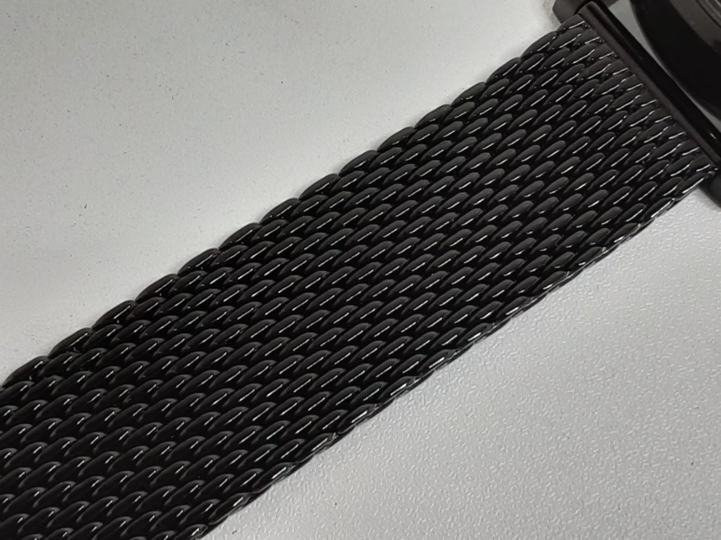 ポールスミス Paul Smith チャーチストリート クロノグラフ メンズ 腕時計 デイト J505-T021310 黒 ブラック SS メッシュ ブレス アナログ クォーツ QZ ウォッチ   【中古】【送料無料】 ht5425